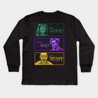 The Good, the Bad and the Beast Kids Long Sleeve T-Shirt